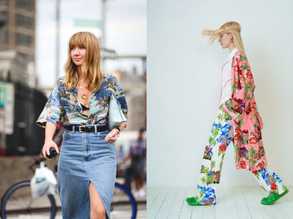   Is it possible that the good old Hawaiian shirt is going to be socially acceptable again?! Yes, according to  this blog  and Stella Jean's  latest show ...!  